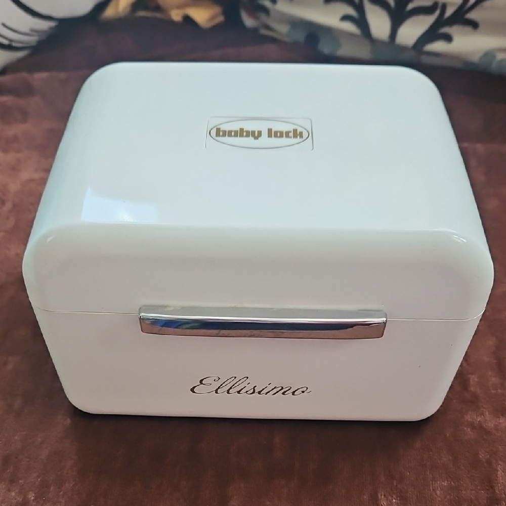 Baby Lock Ellisimo Accessories And Box -INCOMPLETE SEE DESCRIPTION